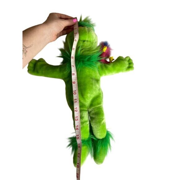 Vintage 1997 Grinch and Whozit‎ Puppet Plush Toy Dr. Seuss By Stellar Gifts - Picture 5 of 6